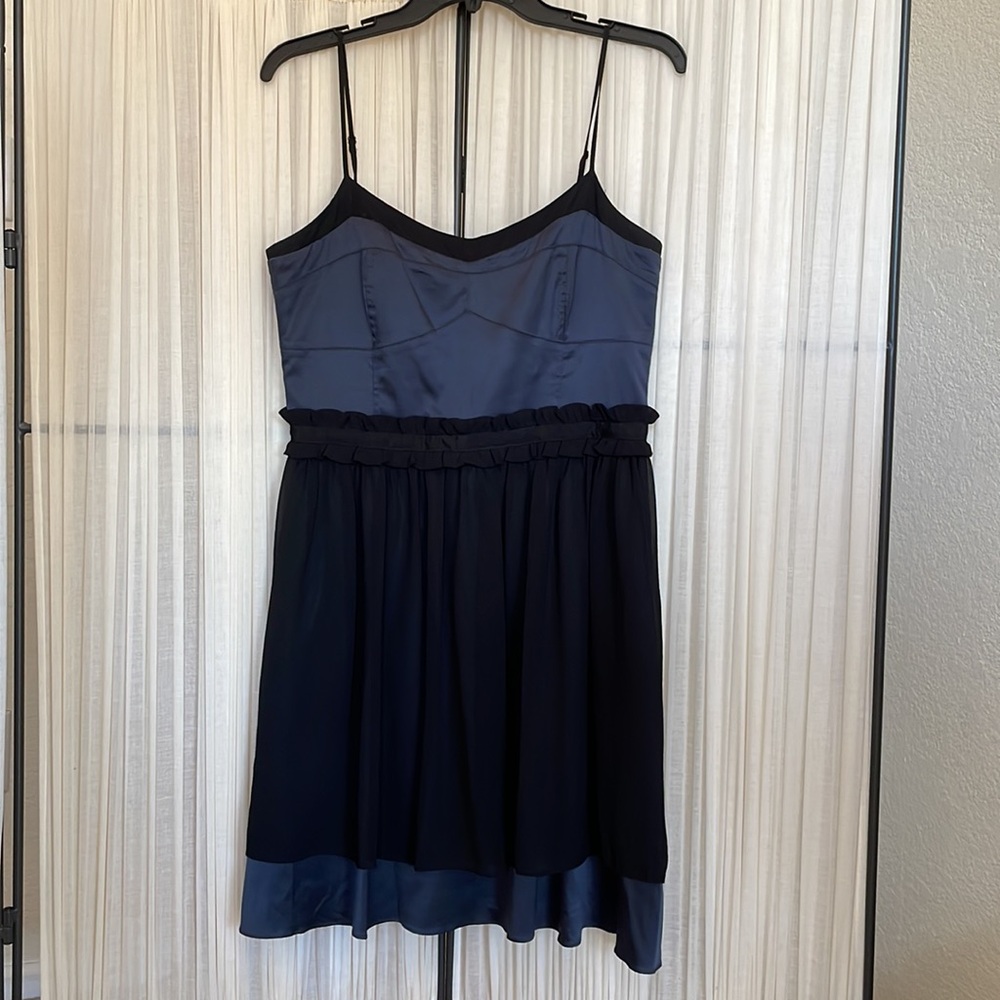 BCBGeneration satin and chiffon dress